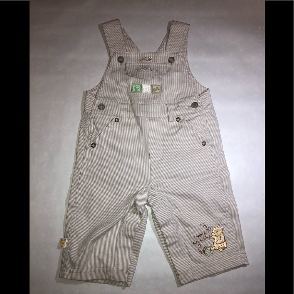 Classic POOH Disney Boy’s 3M Overalls CUTE